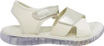 Sandália Infantil Klin 229021000-008466 - Branco/Dourado