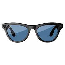 Oculos Smart Ray-Ban Meta Skyler RW4010 Shiny Black Transitions c/Blue