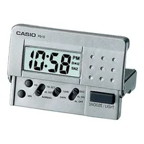 Relógio Despertador Casio PQ-10D-8R Cinza