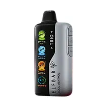 Vaper Descartável Elfbar Trio Black Mint