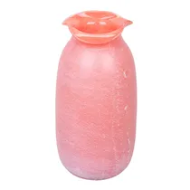 Vaso de Vidro Soprado - Tonalidade Coral