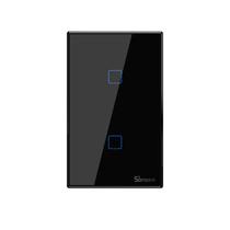 Interruptor Sonoff T3US2C Smart de Pared - Negro c/2 Botones