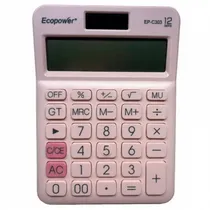 Calculadora Ecopower EP-C303 - Rosa  Calculadora...