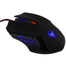 Mouse Gaming Satellite A-91 USB Ate 2.400 Cpi com Backlight - Preto