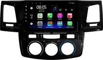 Multimídia Hetzer HC-360 Android 12 Tela de 9" Toyota Hilux 2012/2015 (Ar Analogico)