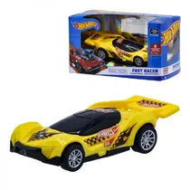 Vehiculo Pullback Hot Wheels Luz & Sonido Power Racer 13CM