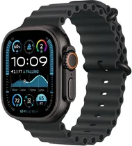 Apple Watch Ultra 2 GPS+Cellular 49MM Caixa Titânio Black Pulseira Ocean Band Black A2986