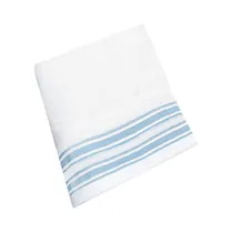 Toalla de Mano Soho Retreat Stripes Collection TO3600RETSTBL 40 X 70 CM Blanco - Celeste