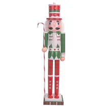 Soldado Natalino Jaqueta Verde com Calca Vermelha 60CM