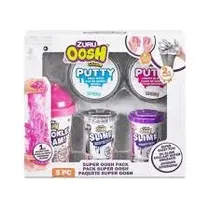 Zuru Slime Oosh Slime Super Pack Con 3 Compuestos Slime 3+ Años Multicolor