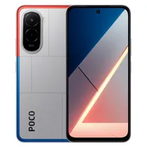Celular Xiaomi Poco M7 4G 128GB / 6GB Ram / Dual Sim / Tela 6.9"/ 50MP - Silver (Global)