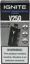 Vape Descartável Ignite V250 Blueberry Strawberry Coconut 25000 Puffs