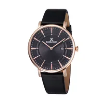 Relógio Analógico Masculino Daniel Klein Fiord DK11997-2 - Preto/Rosa Ouro