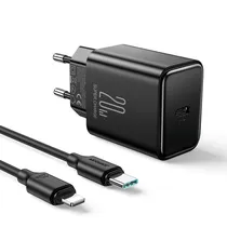 Cargador Rápido Joyroom JR-TCF06 20W PD + Cable Type-C To Lightning