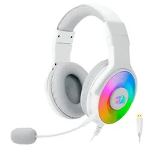 Fone Gamer Redragon H350W-RGB Pandora RGB / com Fio - Branco