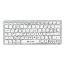 Teclado FTX FTXB1000 Bluetooth/Ultra Slim/Portugues Prata