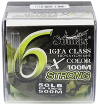 Linha Monofilamento Sumax 6X Strong SD-928 0,50MM 50LB 500M Amarelo