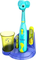 Kit de Escova de Dentes Brusheez Elétrica Kids Ollie The Elephant