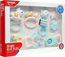 Baby Rattles Huanger - HE0123 (7 Peças)