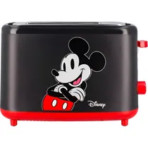 Torradeira Atma Mickey Mouse TOAT39PY 2 Fatias 880 W 220V - Preto/Vermelho