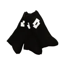 Medias Lotto H0423/BL-WH Crew Black White Unisex 3 Pares