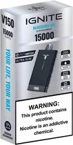 Vape Descartável Ignite V150 Blueberry Ice 15000 Puffs