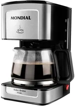 Cafeteira Elétrica Mondial Dolce Arome Inox 550W 220V/60HZ Preto
