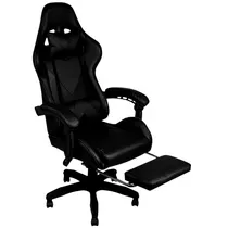 Cadeira Gamer Xtreme Level c/Posa Pies Black LVS-046  Cadeira Gam...