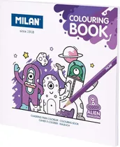Caderno para Colorir Milan Alien Invasion Colouring Book - 54218GC06