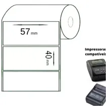 Etiqueta Adesiva 58X40 para Imp Mini 7 Metro