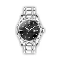 Relógio Analógico Masculino Daniel Klein Premium DK.1.12389-4 -Prata e Preto
