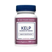 Kelp Source Of Iodine The Vitamin Shoppe 300 Tablets
