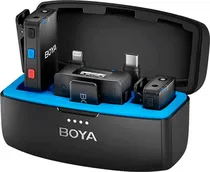 Microfone Sem Fio Boya Boyamic 3 Em 1 - Preto