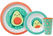 Kit Refeiçao Aventuras Avacado Buba 12747 (3 Peças)