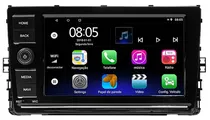 Multimídia Hetzer A1 Android 10 Tela de 8" VW Virtus/T-Cross/Nivus 2019/2021 Preto
