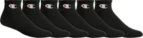 Outlet Meias Champion CH682 Preta - Feminina (6 Pares)
