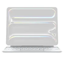 Apple Magic Keyboard iPad Pro 11" Panel Táctil Más Grande Con Respuesta Háptica Es P White