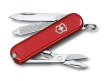 Victorinox Unisex Classic SD Colors Acero Inoxidable 58 MM Red