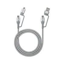 Cable USB 4EN1 Manh 390606 Data USB A/USB-C/Micro