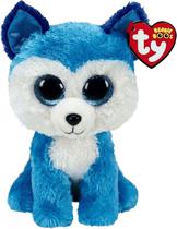 Pelucia Beanie TY Boos Prince Husky - 36610 (Azul)