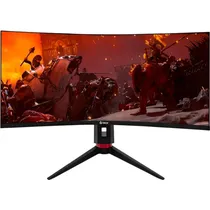 Monitor Gamer Curvo Teros TE-3411G Va 34" Uwqhd 180HZ - Preto