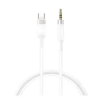 Cabo Aux/Type-C Xo R279B - Branco