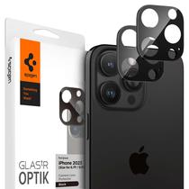 Protetor de Lente Spigen para Camera iPhone 16 Pro Max Optik AGL05273 - Preto