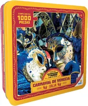 Quebra Cabeça Carnaval de Veneza - Ronda Coleção Obras de Arte 12400 (1.000 Pçs)