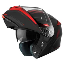 Capacete Axxis Storm s SV Genuine B5 - Articulado - Tamanho M - com Óculos Interno - Matt Vermelho  Capacete Ax...