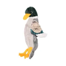 Juguete para Mascotas Pawise 15073 Peluche de Pato 30CM Gris