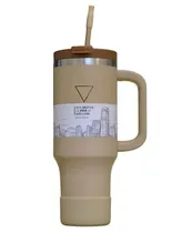 Hydrate Vaso 727042 Sunbean c/Pajita 1.18L Beige