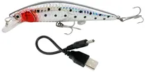 Isca Elétrica Twitching Lure Recarregável USB