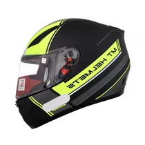 Capacete MT Helmets Revenge Naked B3 - Fechado - Tamanho s - Matt Fluor Yellow