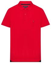 Camisa Polo Tommy Hilfiger MW0MW30756 XLG Contrast Placket Reg Polo Masculina